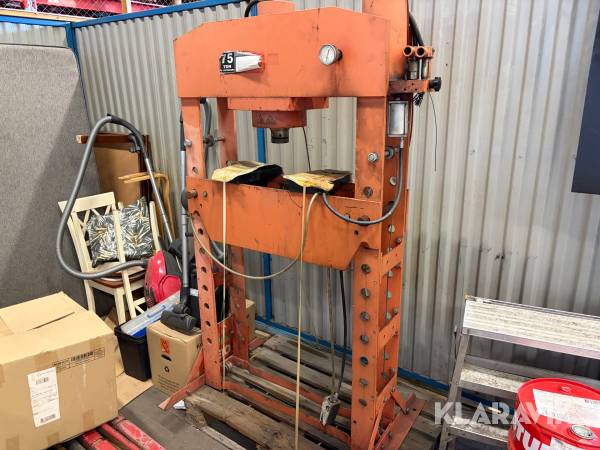 Verkstadspress 75 Ton