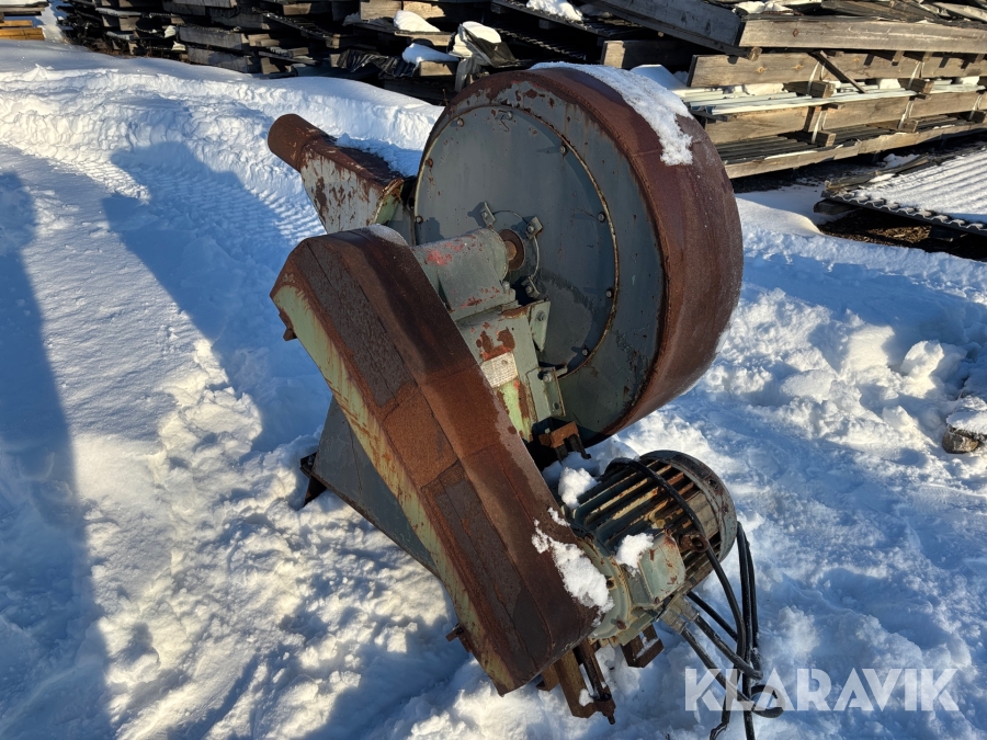 Spånfläkt 5.5kW motor