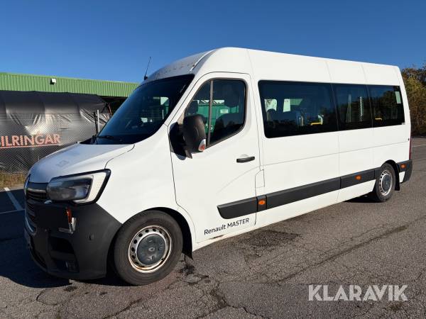 Minibuss Renault Master Chassi Cab 3.5 T 2.3 dCi Manuell 145 hk – rullstolsanpassad med lastramp och luftfjädring