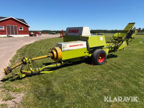 Hårdpress Claas Markant 65 med balkastare