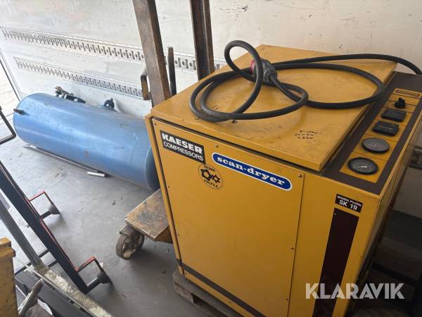 Luftkompressor Kaeser SK 19 med 325l tank