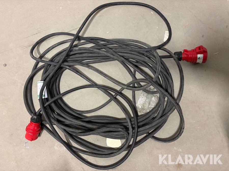 Förlängningskabel 3-fas Garo 16A 25M