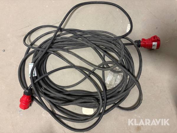 Förlängningskabel 3-fas Garo 16A 25M