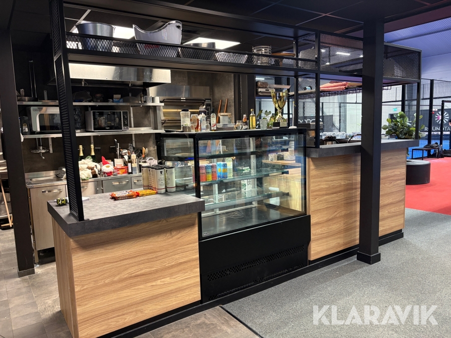 Bardisk/kassadisk med kylmonter