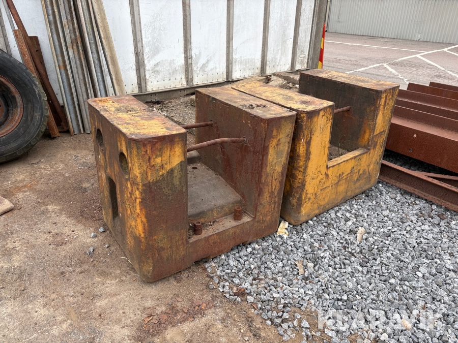 Vikter 2 st 1000kg