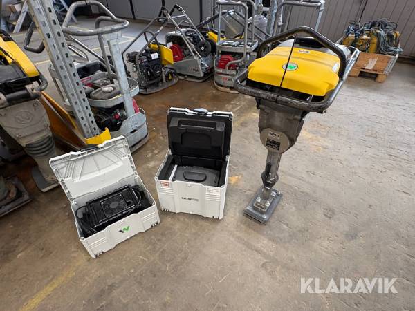 Vibrationsstamp EL Wacker Neuson AS 30e Med extra batteri och laddare