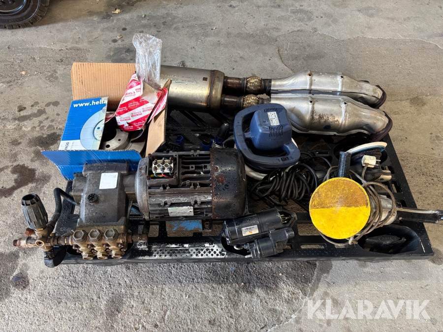 Katalysator, polermaskiner, hydraulpump