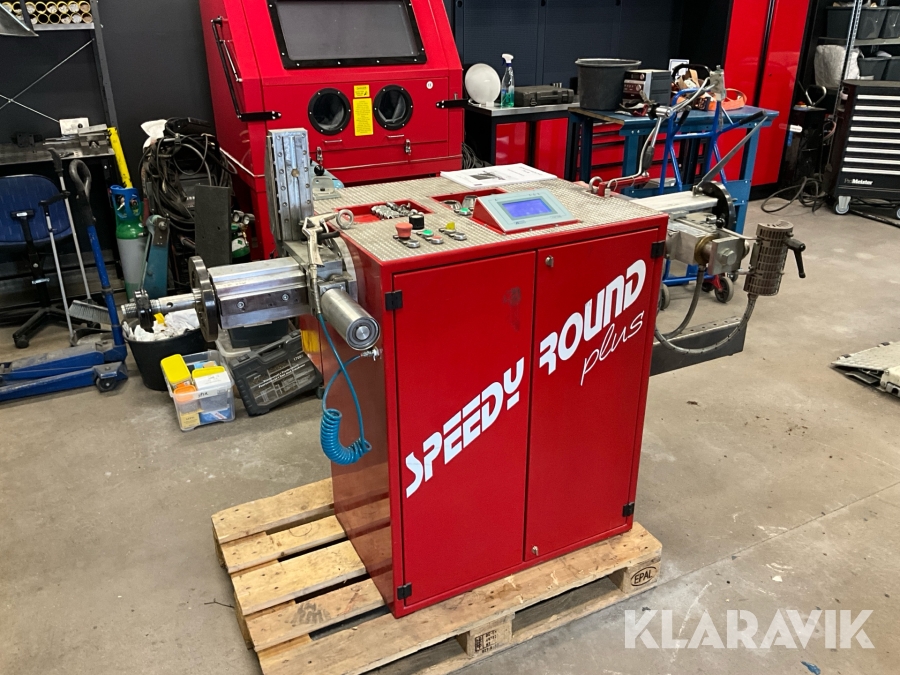 Automatisk fälgriktningsmaskin Speedy Round Plus