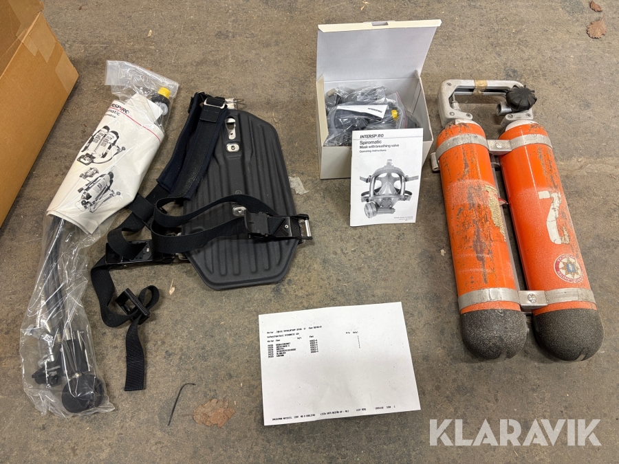 Rökdykarutrustning komplett Spiromatic 324