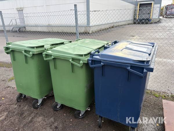Sopkärl PWS 660l 3st