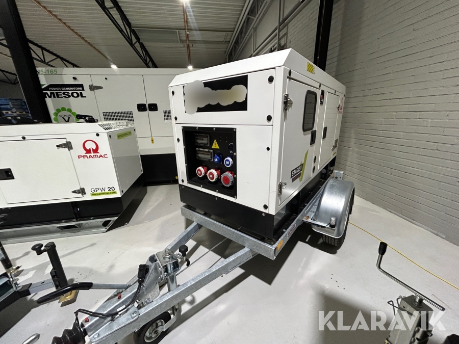 Elverk på kärra Pramac GWP35Y