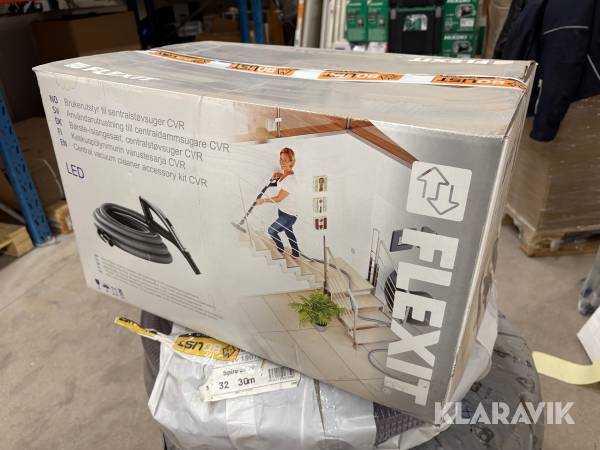Användarutrustning till centraldammsugare CVR Flexit LED Hosekit