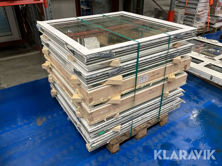 Plastfönster / träfönster 6st 1180x1180