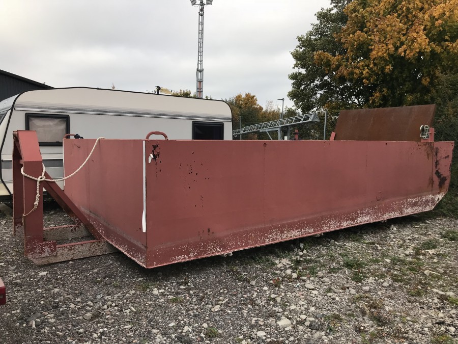 Pråm på lastväxlarram