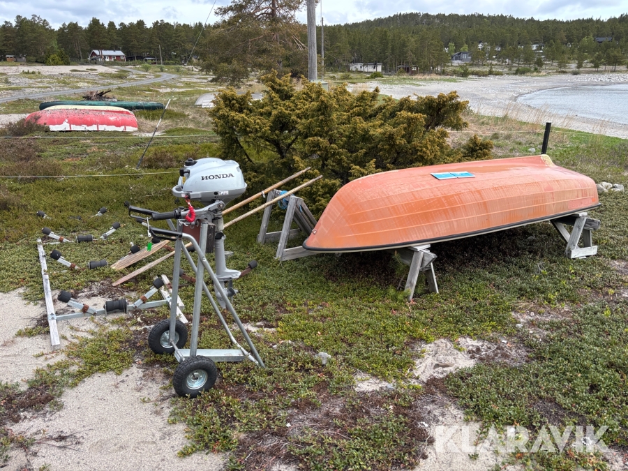 Båt Terhi 385 med motor & ramp
