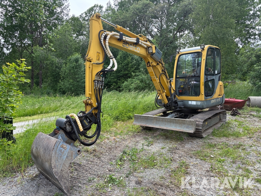 Grävmaskin Abelco YC45-6 med rotator & redskap
