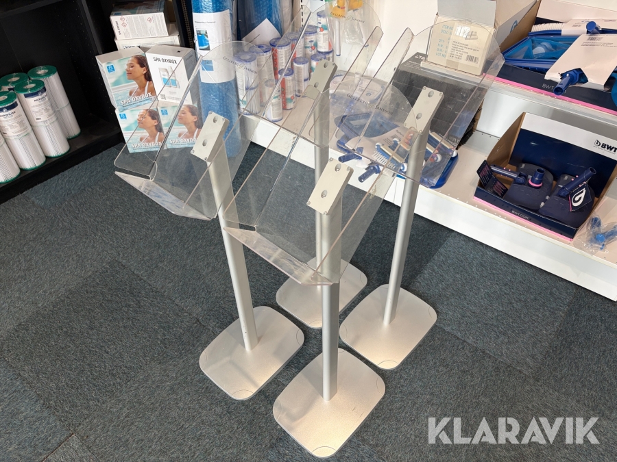 Displayställ A4 4st
