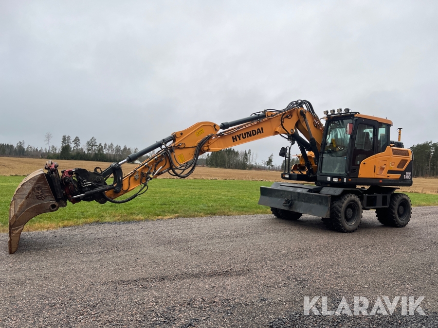 Hjulgrävare Hyundai HW140 med GPS 