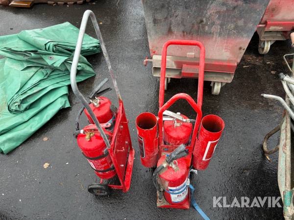 Brandsläckare 4 st Presto 6 kg pulver
