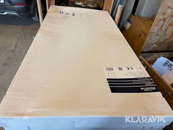 Duschhörn rak 90x90 Alterna Lusse frostat glas