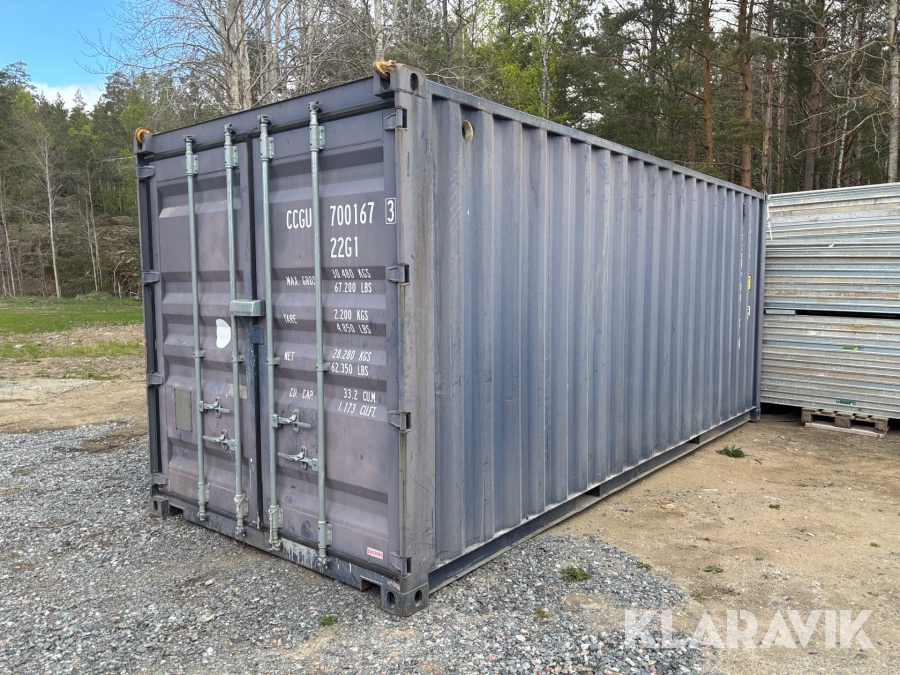 Isolerad 20 ft container