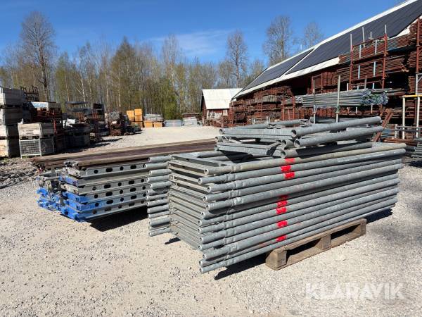 Ramställning stål Layher/Altrad ca 90 m2