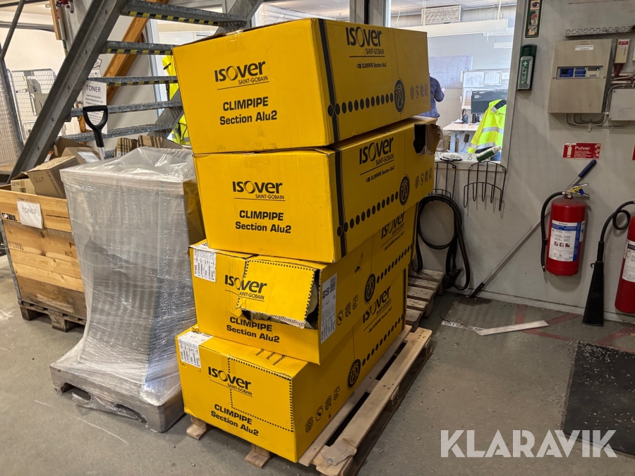 Rörisolering Isover Climpipe section Alu2 ca 15st