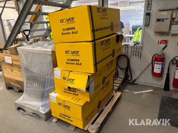 Rörisolering Isover Climpipe section Alu2 ca 15st