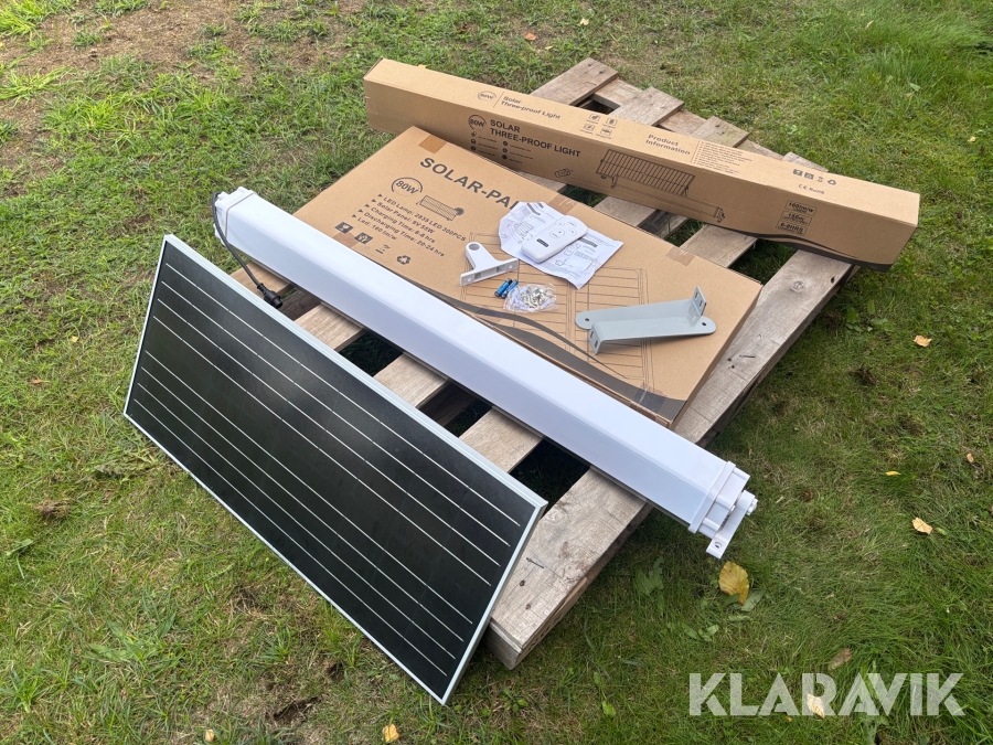 LED-Armatur Solar Three-Proof Light - Inklusive solpanel