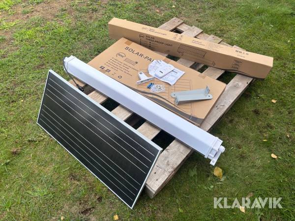 LED-Armatur Solar Three-Proof Light - Inklusive solpanel