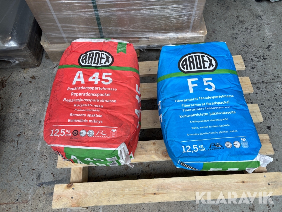 Spackel olika Ardex A45, F5