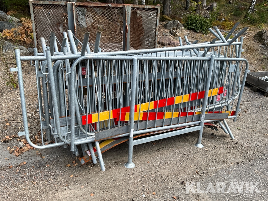 Kravallstaket 15st Demex 2,5meter