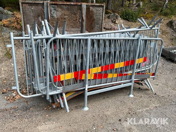 Kravallstaket 15st Demex 2,5meter