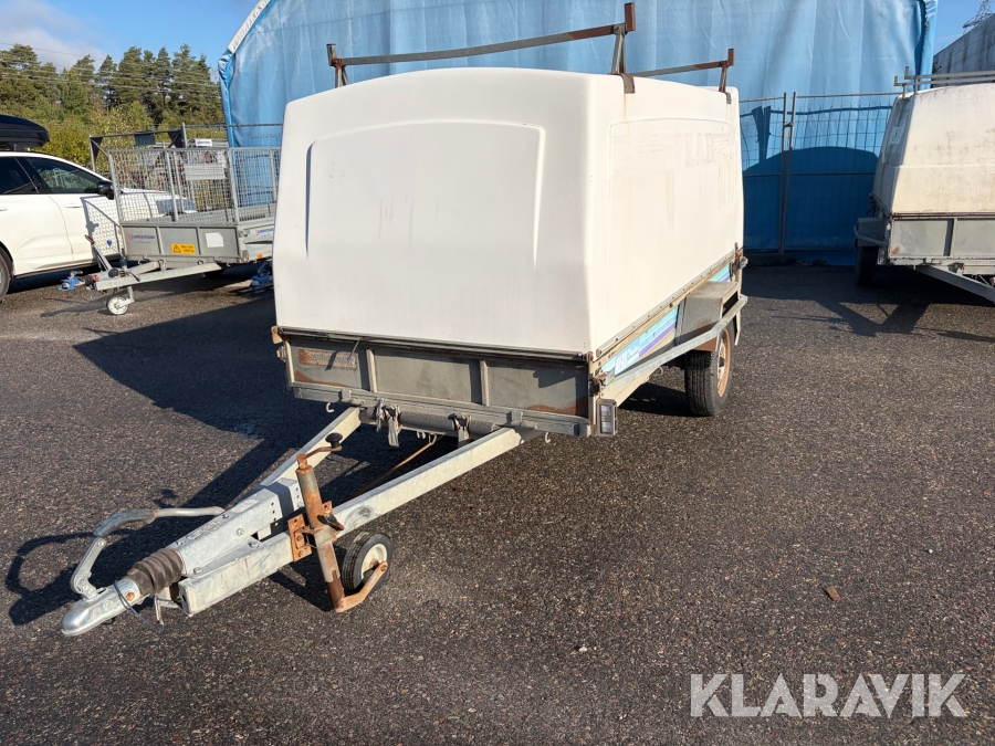 Personbilssläp Rekotrailer 900 kg