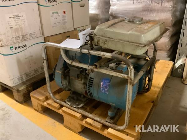 Elverk Kubota 1-fas 230V