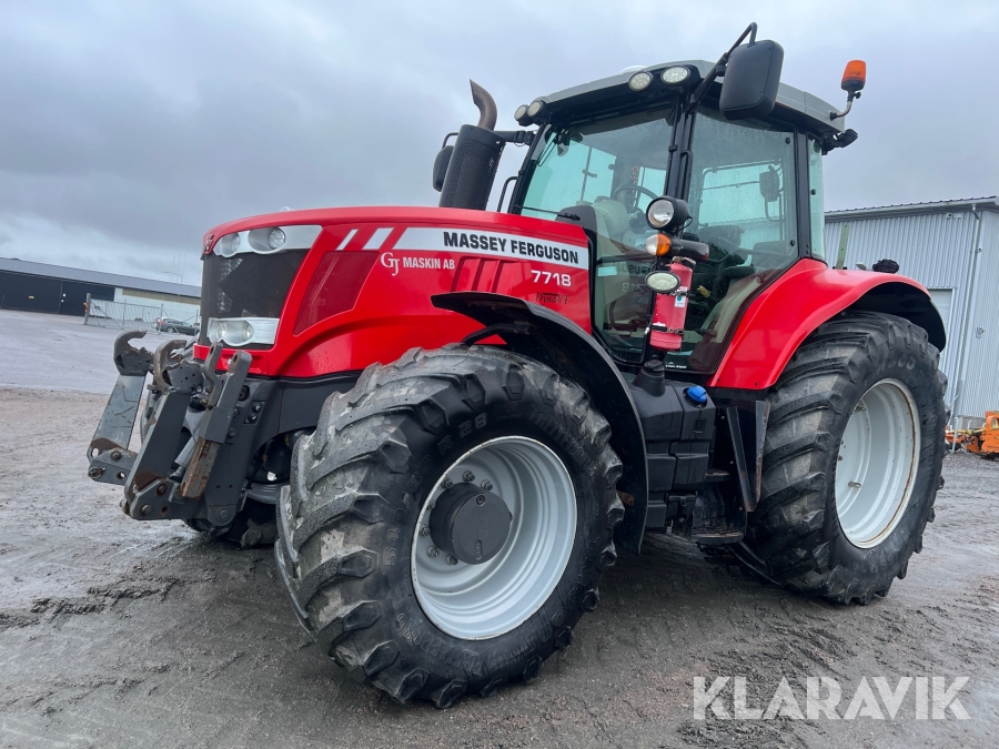 Traktor Massey Ferguson 7718 Dyna-VT med GPS