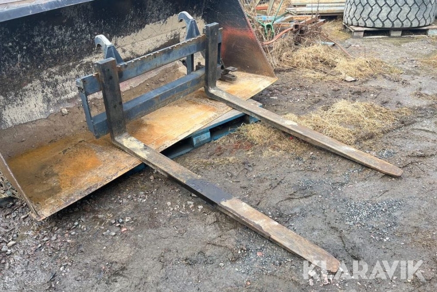 Pallgafflar extra långa TIK SMS Trima fäste 2,5 ton