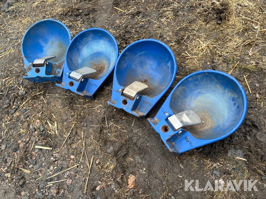 Vattenkoppar Alfa Laval 4st