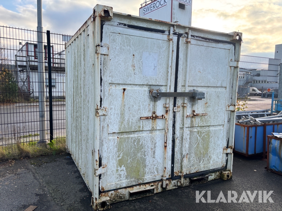 Container med kärnborr olika storlekar