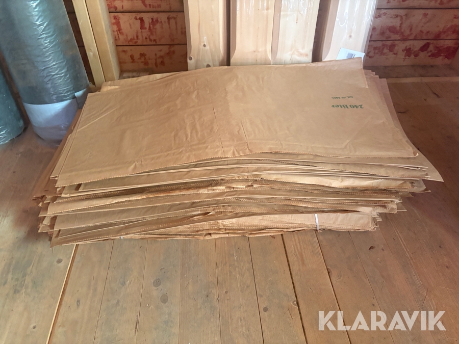 Sopsäck papper tvåblad 240L 116st