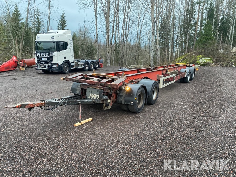 Släp Jyki 38ton med parkeringsbelysning