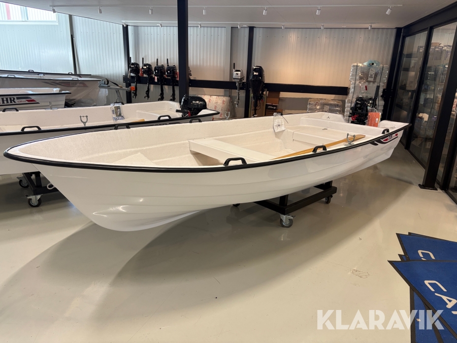 Båt Höga Rodd HR430STD med mercury 6hp motor
