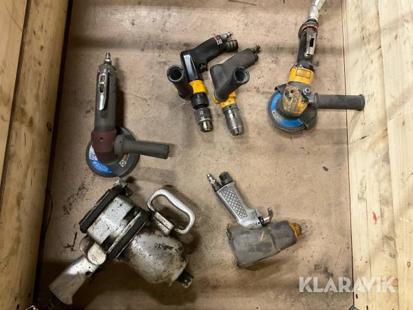 Diverse tryckluftverktyg