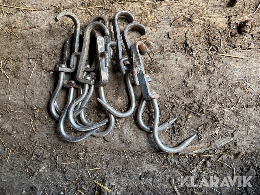 Slaktkrokar 10 st
