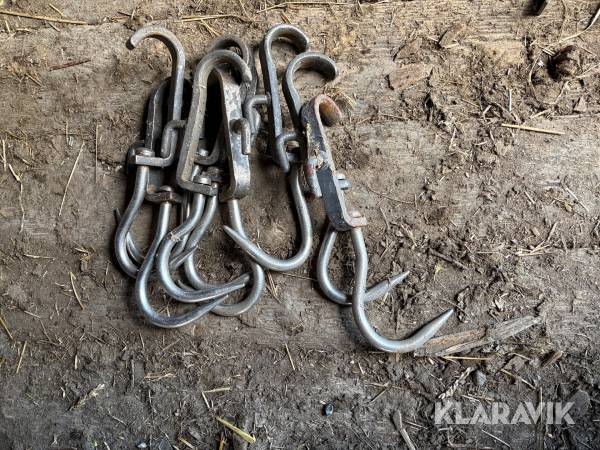 Slaktkrokar 10 st