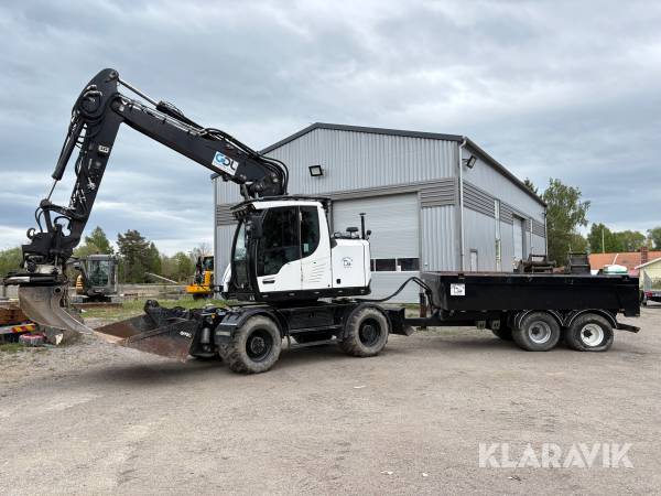 Grävmaskin Liebherr A 914 compact litronic GPS Vagn 8 redskap