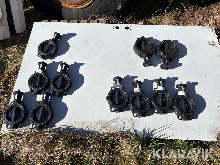 Vridspjällsventil Keystone 9st DN125, 2st DN150