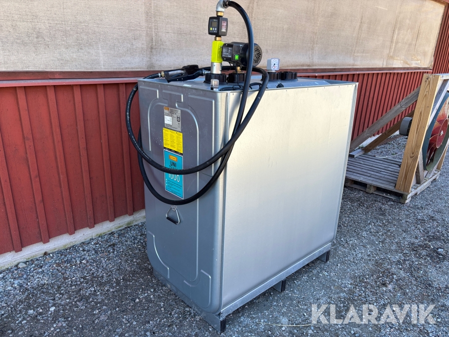 Bränsletank inkl pump Cemo UT 1000 och mätare