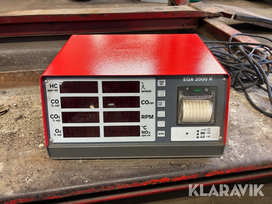4-avgasmätare EGA 2000R