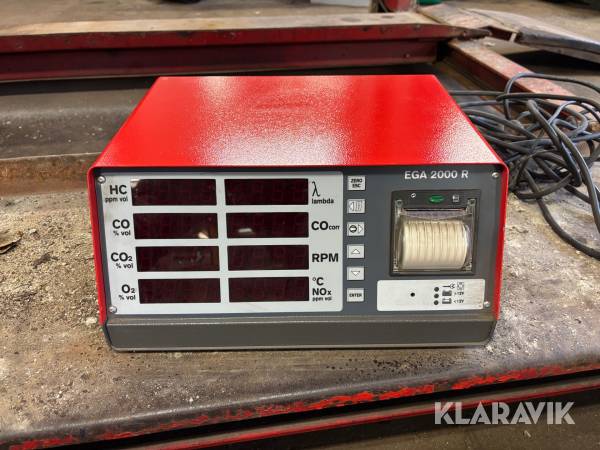4-avgasmätare EGA 2000R